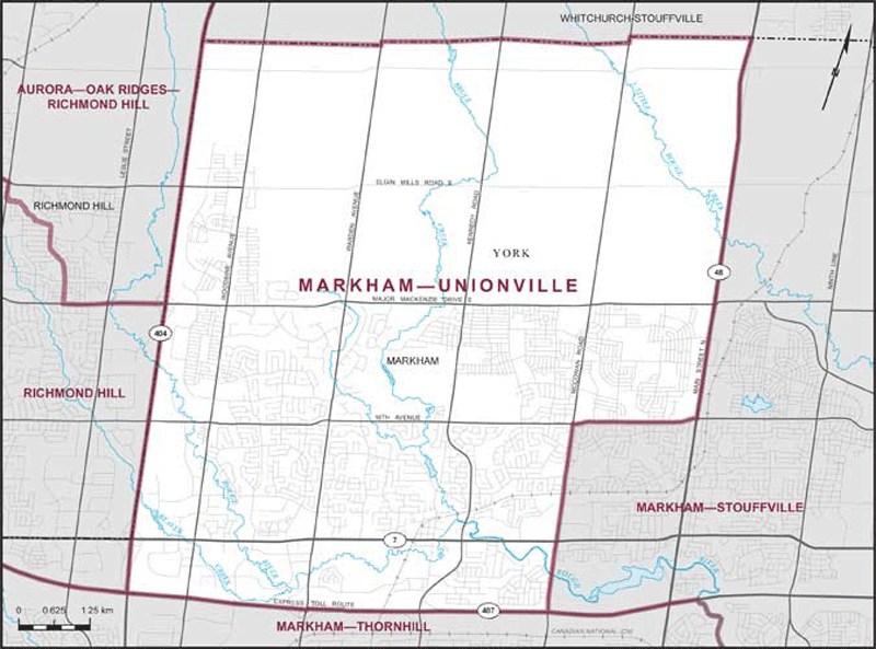 Federal Riding of Markham-Unionville